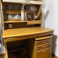 【お譲り先決まりました】コイズミ学習机　椅子（ブルー）