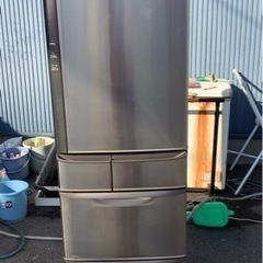 【 SALE】パナソニック Panasonic 冷蔵庫（407L・右開き） NR-E412T-SR リサイクルショップ宮崎屋　佐土原店　24.1.13Fの画像