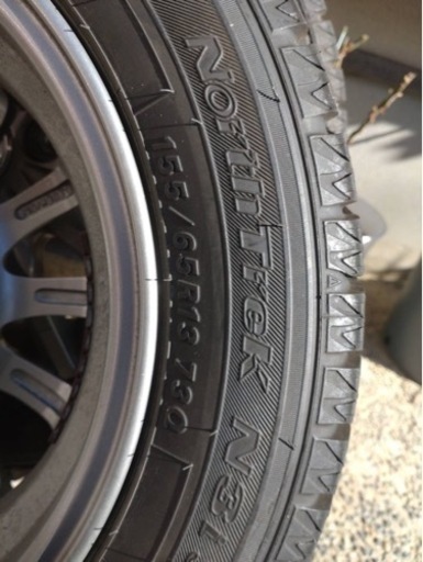 スタッドレスタイヤ　ホイルタイヤ4本