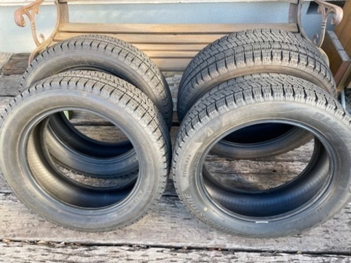 バリ山 スタッドレスタイヤ 4本セット  ブリザックVRX2 195/55R16