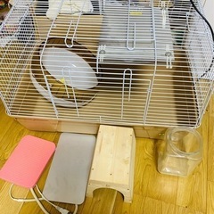 売り切れ　小動物ペットゲージこれだけあればOK‼️セット売り！　...