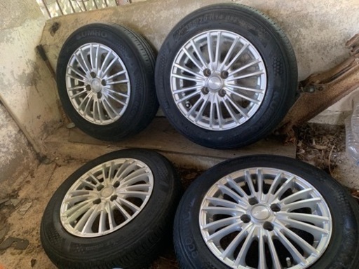 社外ホイール　タイヤ165/70R14 4本セット