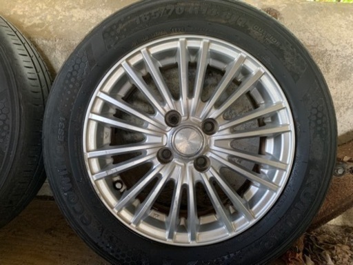 社外ホイール　タイヤ165/70R14 4本セット