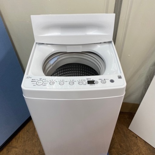 I519 ? 2021年製の美品♪ ORIGINAL BASIC 洗濯機 （4.5㎏）⭐  動作確認済 ⭐ クリーニング済