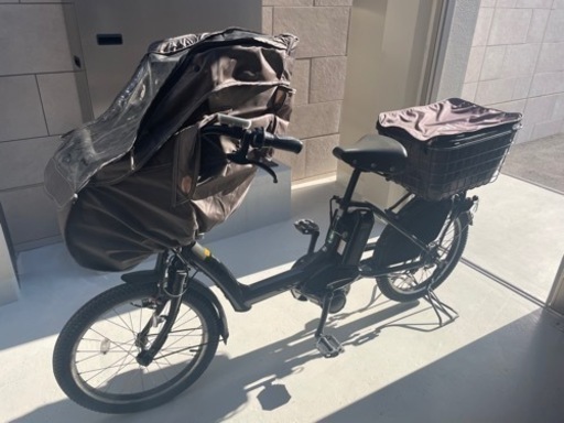 【取引中】bikke POLAR e （ビッケポーラーe）ダークグレー　電動自転車　子乗せ