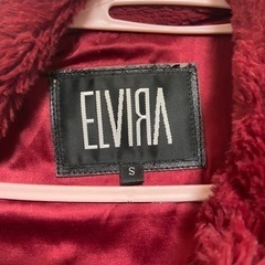 ELVIRAエルヴィラワインレッドファージャケットの画像