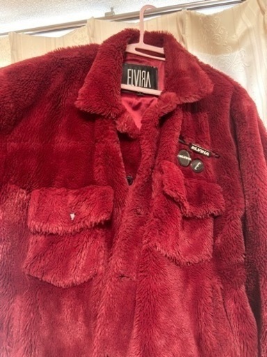 ELVIRAエルヴィラワインレッドファージャケット