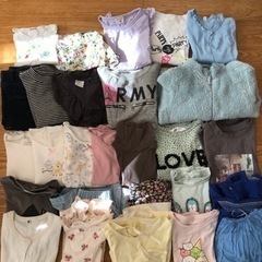 【無償】女の子　子供服（110-120cm中心）25着ほどの画像