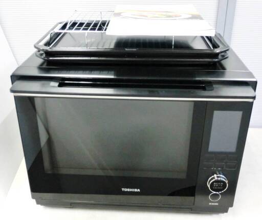 高年式　2022年製！　東芝　加熱水蒸気オーブンレンジ　ER-XD3000(K)　動作良好　　石窯ドーム　30L　グランブラック　TOSHIBA