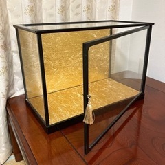 交渉済み　ガラスケース　レトロ　和風