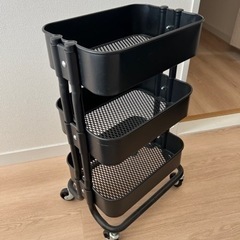 早い者勝ち　IKEA ブラック　3段　キャビネ