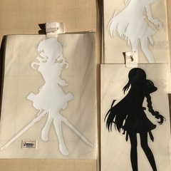 まどかマギカカッティングステッカーの画像