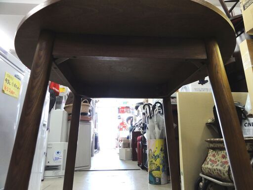 2人掛け ダイニングセット 直径：約80cm 高さ：72㎝ 椅子2脚 ブラウン系 テーブル 食卓 家具 札幌市 中央区 南12条