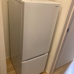 1年ほぼ未使用:HITACHI冷蔵庫（一人暮らし用）と週2使用洗濯機