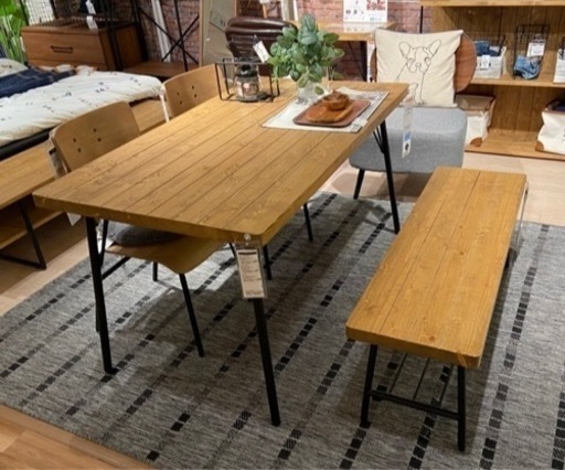 ニトリ ダイニングセット ダイニングテーブル 椅子 長椅子