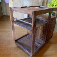 昭和レトロ　ワゴン台　　の画像