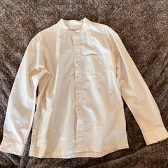 無印良品 バンドカラーシャツ M