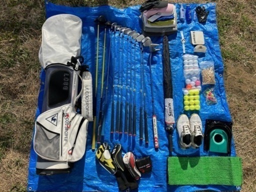 【中古ゴルフセット】スタイリッシュなゴルフバッグですぐに始められます