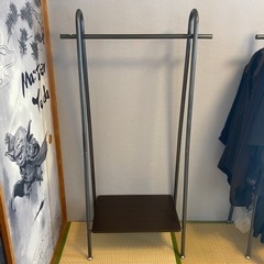 ‼️値下げ‼️美品アイアンハンガーラックの画像
