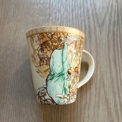 ミュシャ　冬　マグカップ　450mlの画像