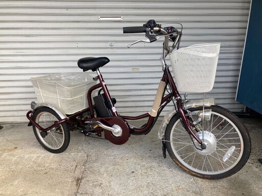 未使用 ミムゴ 365 電動アシスト三輪自転車 MG-TRM20EB ノーパンク仕様 