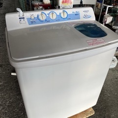 ☆人気商品☆日立　2槽式洗濯機　5キロ　2015年製