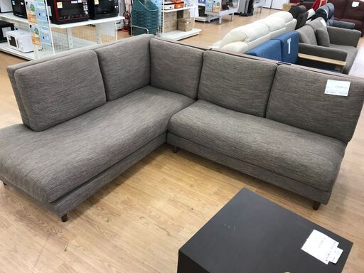 ★ジモティ割あり★ NITORI コーナーソファ ブラウン H78×W211×D184 クリーニング済み KJ4151
