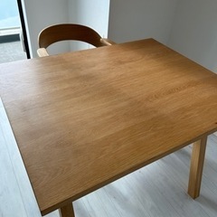 ウニコ unico ELEMT(エレムト) ダイニングテーブル W1000 ナチュラル/