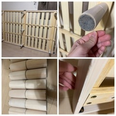 ニトリ　セミダブルベッド　すのこの画像