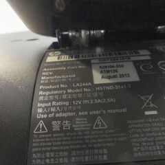 2012年製 ジャンク扱 HP 21.5インチ ディスプレイ LA244A ボタン操作不可　N-193の画像