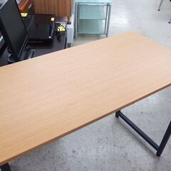 ワークデスク 幅95cm ニトリ シンプルデスク PCデスク パソコンデスク 作業台 机 つくえ ☆ 札幌市 北区 屯田の画像