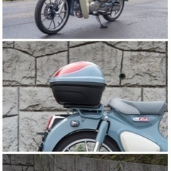 World Walk ワールドウォーク リアボックス 32L スーパーカブC125 HONDA ホンダ　パールカデットグレー×パールシュガーケーンベージュの画像