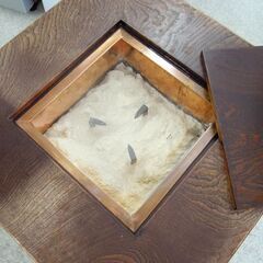 岩谷堂箪笥 角火鉢 和家具 囲炉裏テーブル 75×75 岩手県産家具