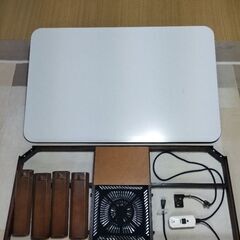 🙂中古三菱電気こたつ、布団、毛布付、ヒーターは取替て新品同様ですの画像