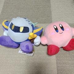 ぬいぐるみ　カービィ＆メタナイト　Ｍサイズ