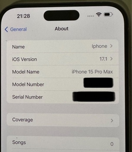 最新iPhone 15 pro max 本体、256GB SIMふりー、開封済み未使用