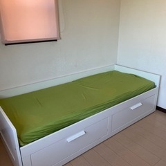 IKEA ベッド マットレスあり