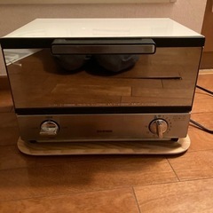 【美品】アイリスオーヤマ　ミラーオーブントースター　2020年製...