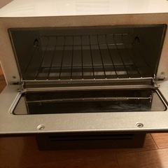 【美品】アイリスオーヤマ　ミラーオーブントースター　2020年製　受け皿なしの画像