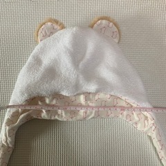 美品　ベビー　帽子　手作りの画像