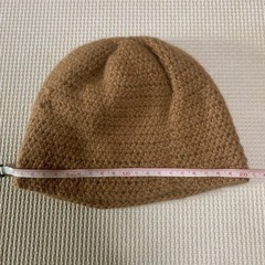 手編み　ベビー　ニット帽の画像