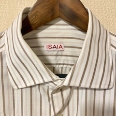美品 ISAIA ストライプシャツ