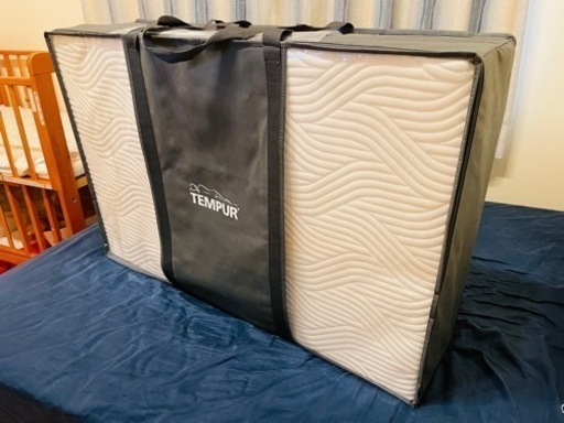 【未使用】純正シーツ付き！テンピュール　プリマフトン　シングル　8cm厚　マットレス　三つ折り