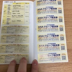 ANA 株主優待優待券の画像