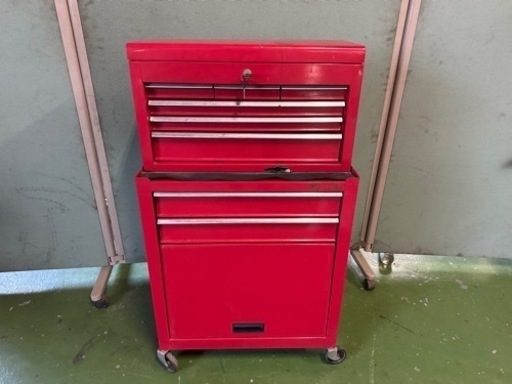 工具箱　赤　中古　ツールボックス
