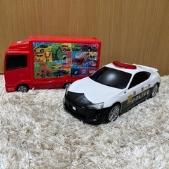 トミカ収納　手押し車