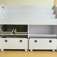 きれいなホワイト⭐︎おもちゃ箱