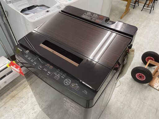洗濯機の分解クリーニング行っています！配送設置込み　東芝12K洗濯機　2019年製　分解クリーニング済み！！