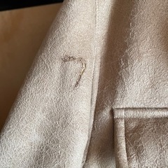 メンズ　スエード　コートの画像