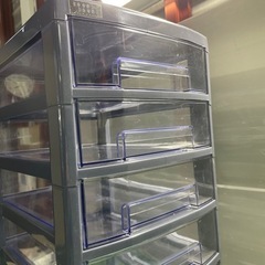 受付終了　事務用品 キャビネット10段 キャスター付き　棚　書類入れの画像